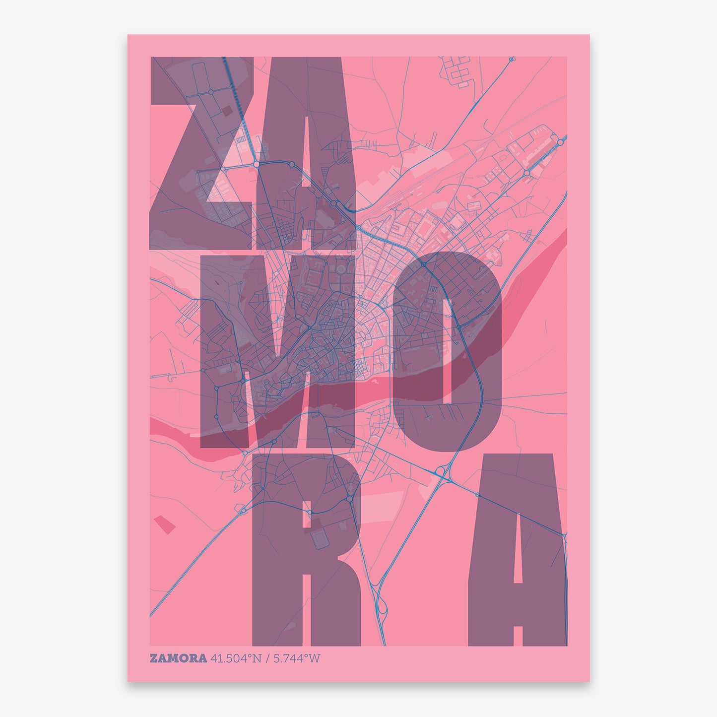 Zamora Map V08 Tuscan / No Frame / Yes