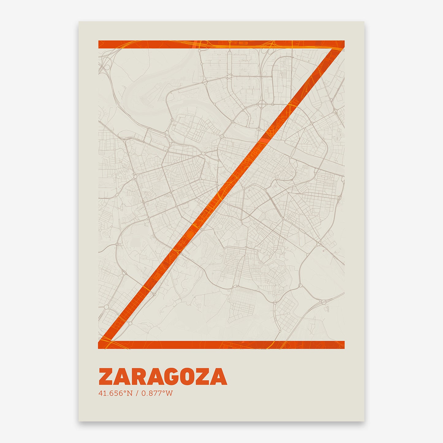 Zaragoza Map V07 Tribal / No Frame / No